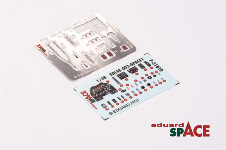 3DL48003 3D Декали P-51D-10 SPACE 1/48