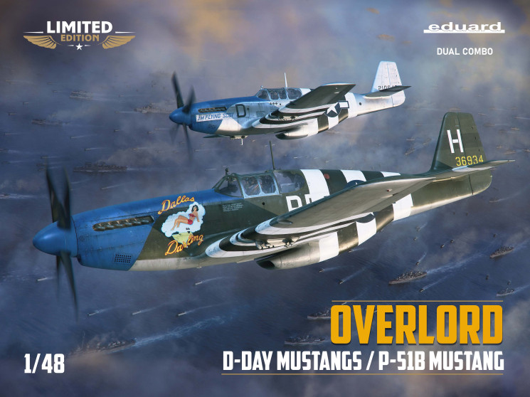 11181 OVERLORD: D-DAY MUSTANGS  / P-51B MUSTANG  DUAL COMBO 1/48