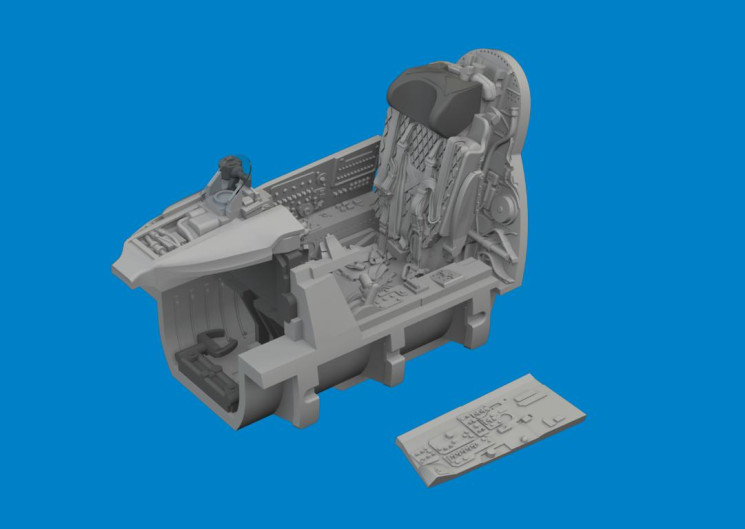 672415 MiГ-21біс кокпіт PRINT 1/72
