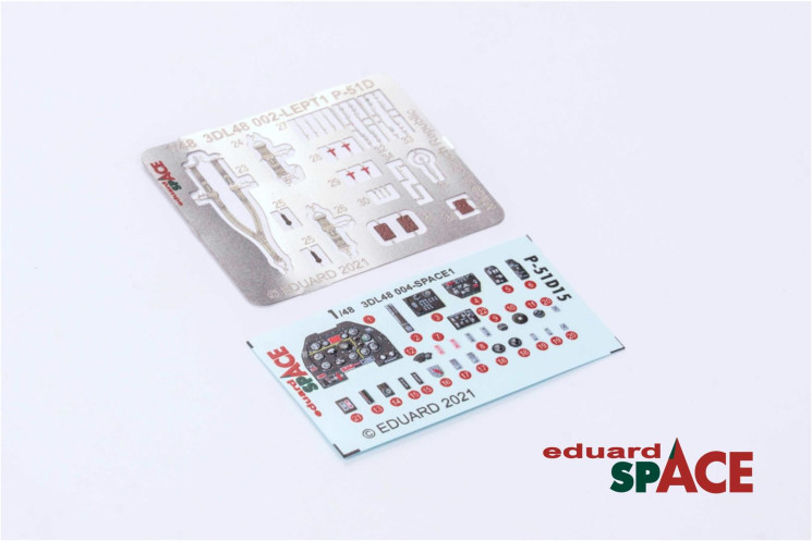 3DL48004 3D Декали P-51D-15+ SPACE 1/48