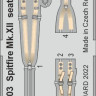 FE1303 Spitfire Mk.XII ремені STEEL 1/48