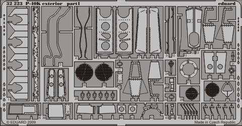 32223 P-40K экстерьер 1/32