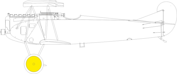 EX1008 Маски Fokker D.VIIF 1/48