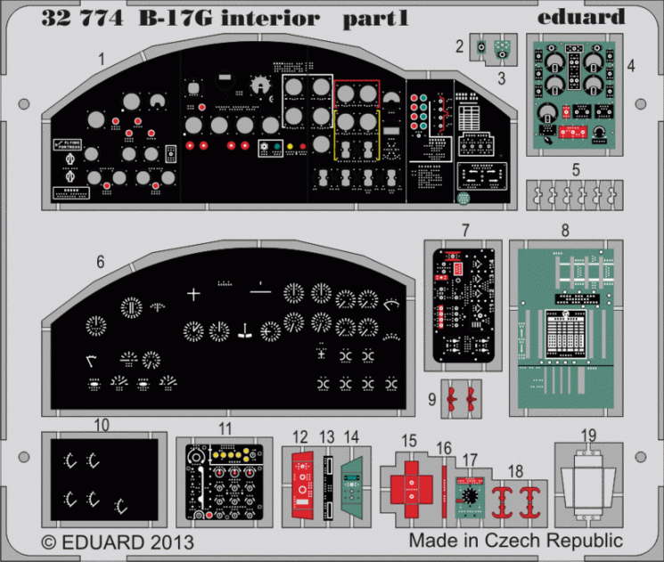 32774 B-17G interior 1/32