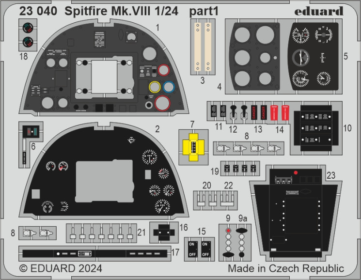 23040 Spitfire Mk.VIII 1/24