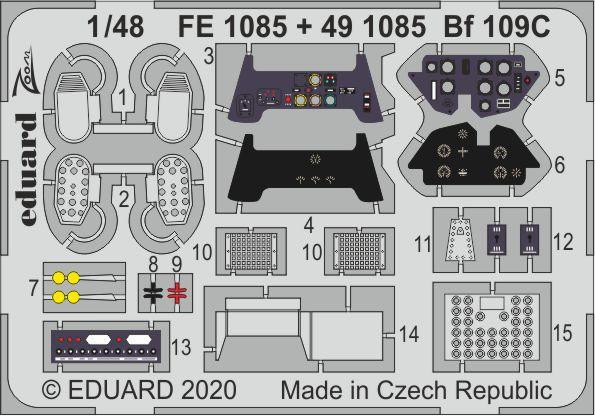 FE1085  Bf 109C 1/48