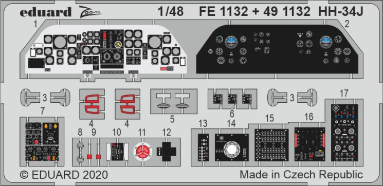 FE1132  HH-34J 1/48