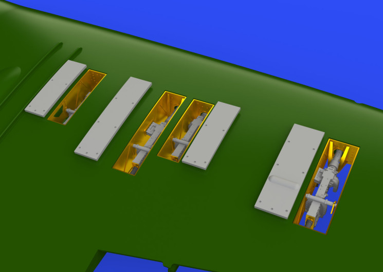 648581 Spitfire Mk.I gun bays 1/48
