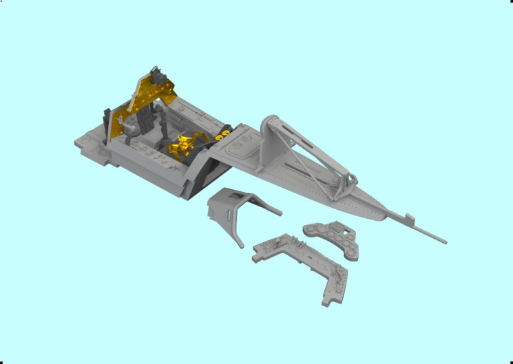 648940 Fw 190A-7 кокпіт PRINT 1/48