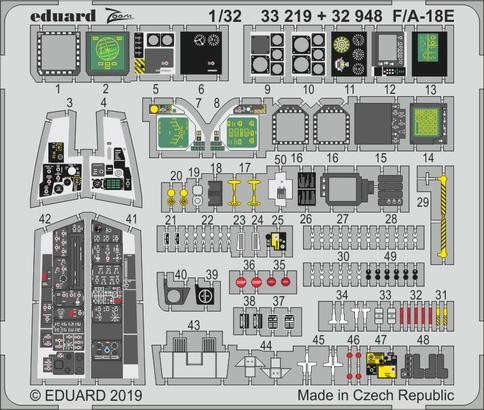 32948 F/ A-18E интерьер 1/32