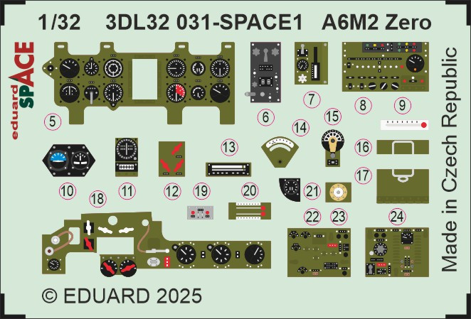 3DL32031 A6M2 Zero SPACE 1/32