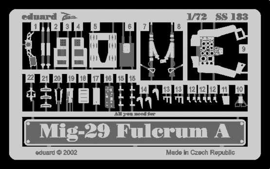 SS183 МиГ-29A Fulcrum 1/72