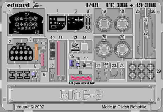 FE388 МиГ-3 1/48