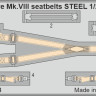 23043 Spitfire Mk.VIII прив'язні ремені STEEL 1/24