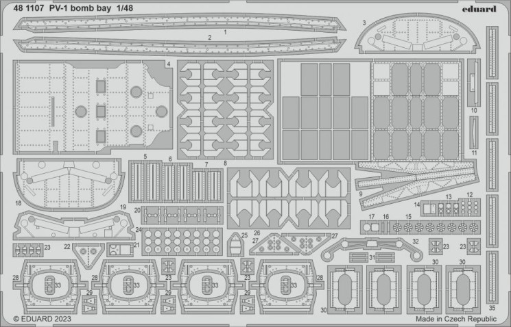 481107 PV-1 бомбовий відсік 1/48