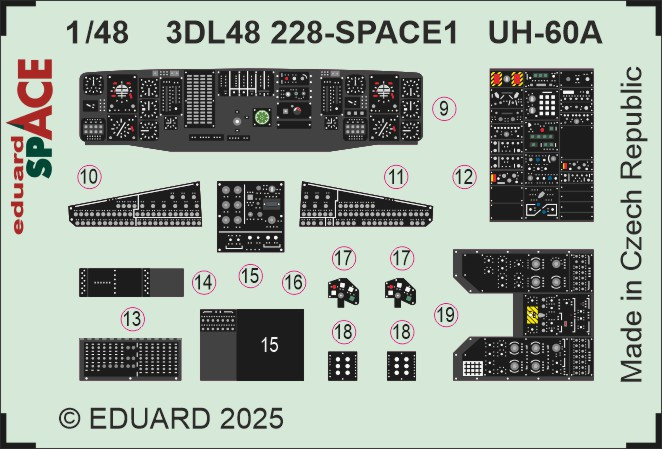 3DL48228 UH-60A SPACE 1/48