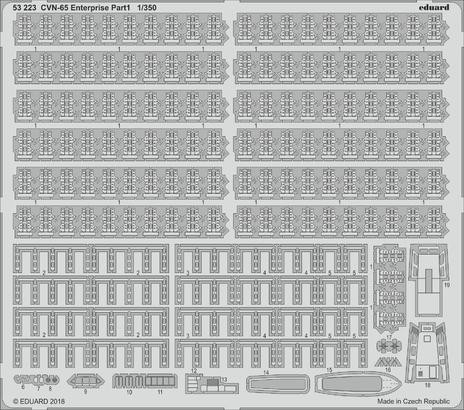 53223 CVN-65 Enterprise, 1 часть 1/350