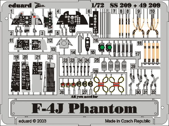 SS209 F-4J 1/72