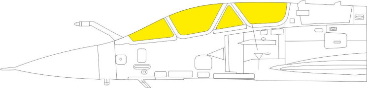 EX807 Маски на Mirage 2000D TFace 1/48