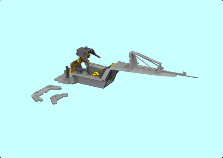 648976 Fw 190A-8/R2 кокпіт PRINT 1/48