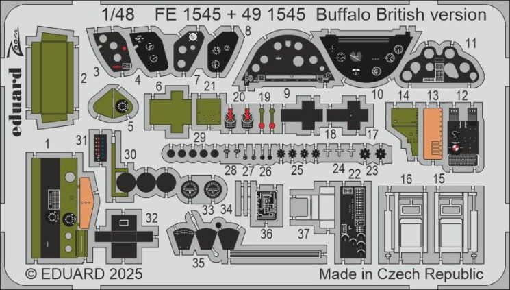 FE1545 Buffalo, британська версія 1/48