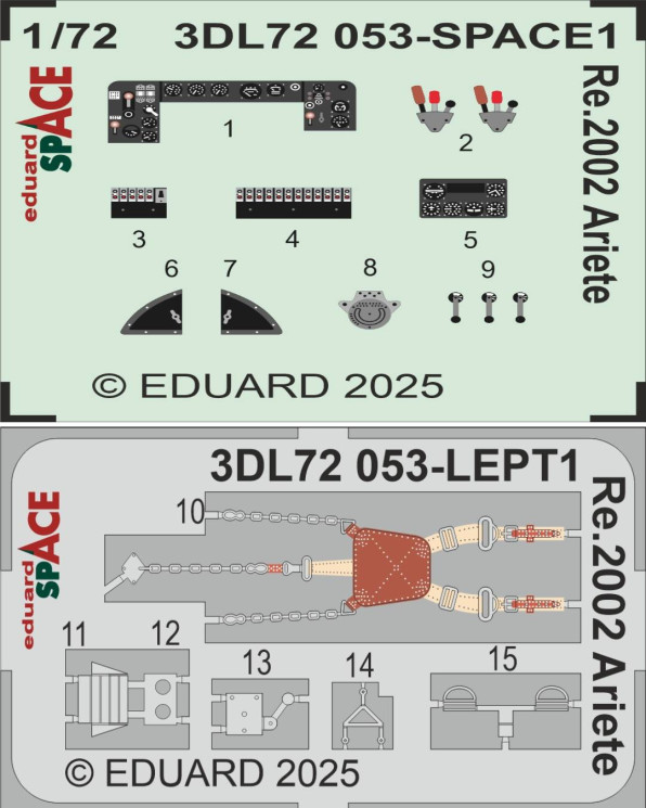 3DL72053 Re.2002 Ariete SPACE 1/72
