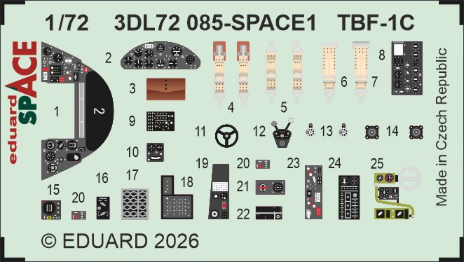 3DL72085 TBF-1C SPACE