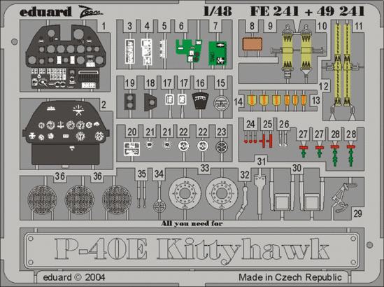 FE241 P-40E 1/48