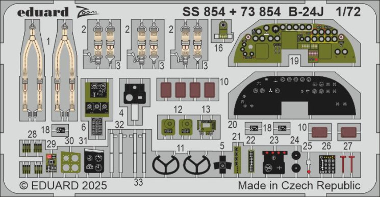 SS854 B-24J 1/72