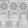 491450 B-24J кокпіт та двигуни 1/48