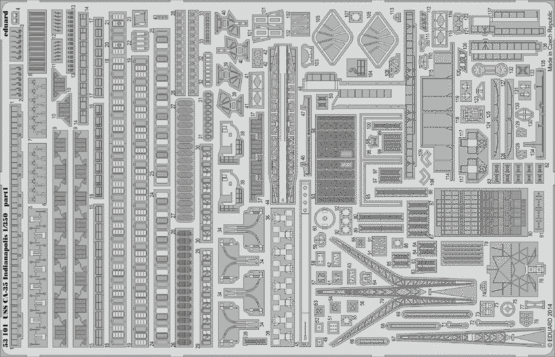 53101 USS CA-35 Indianapolis 1/350