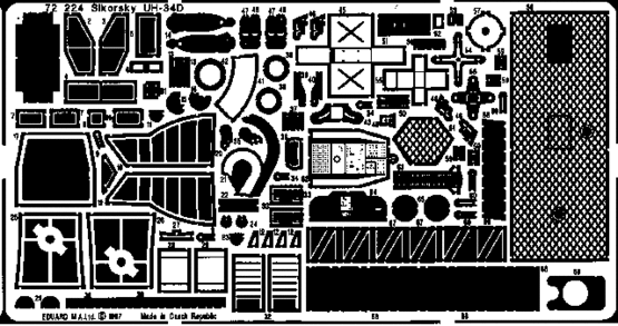 72224 UH-34D 1/72