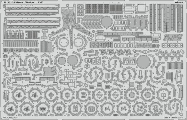 53293 USS Missouri BB-63 частина 2 1/350