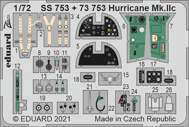 SS753  Hurricane Mk.IIc 1/72
