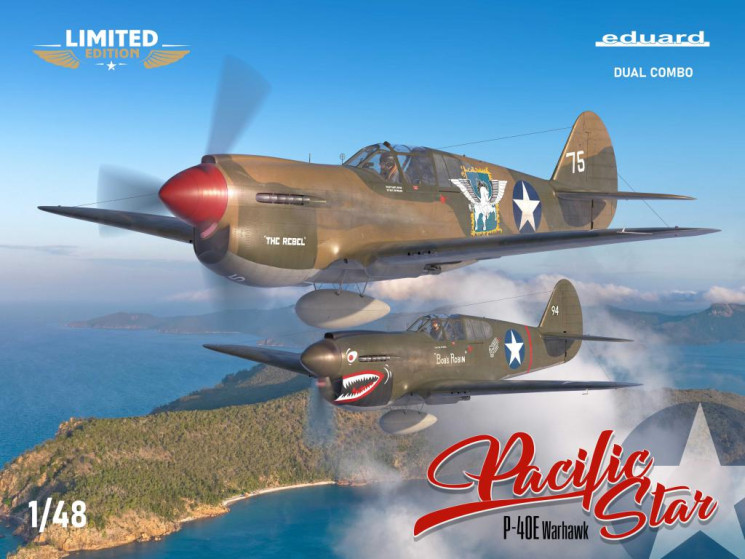 11185 ТИХООКЕАНСЬКА ЗІРКА P-40E Warhawk DUAL COMBO 1/48