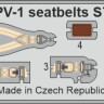 FE1349 PV-1 привязні ремені  STEEL 1/48