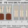 FE1416 SM.79 привязні ремені  STEEL 1/48