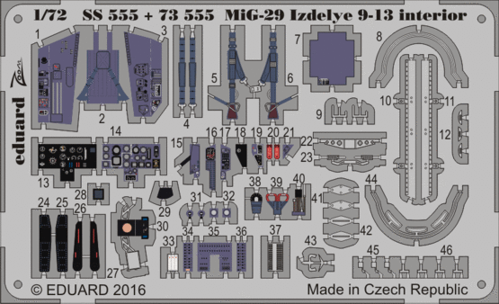 73555 МиГ-29 Изделие 9-13 1/72