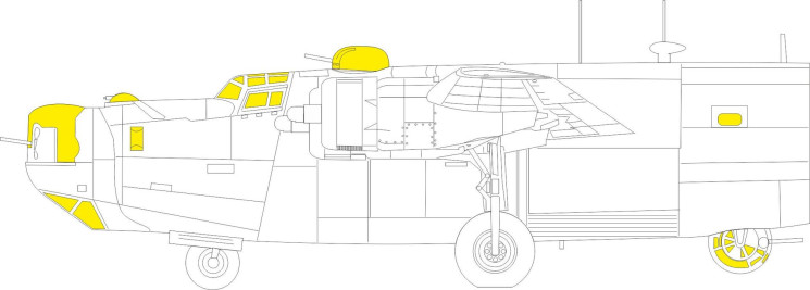 CX667 Маски B-24H 1/72