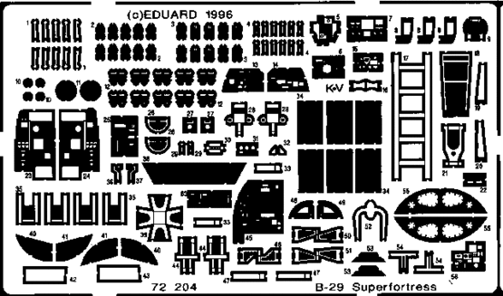 72204 B-29A 1/72