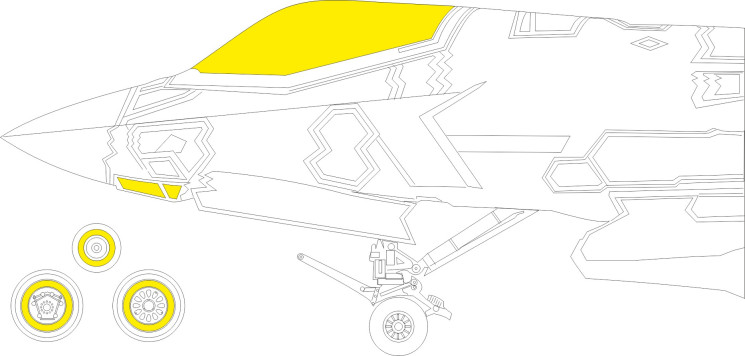 CX671 Маски F-35B 1/72