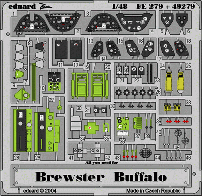FE279 Brewster Buffalo 1/48