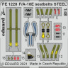 FE1228  F/A-18E привязные ремни STEEL 1/48