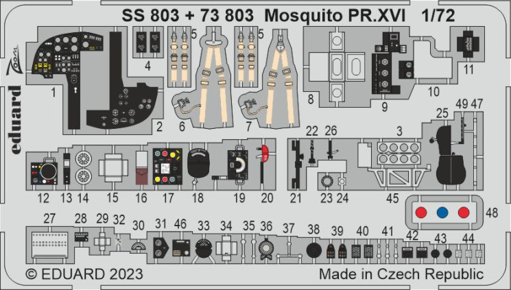 SS803 Mosquito PR.XVI 1/72