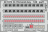 491070 B-17G bomb bay 1/48