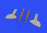 648589 Spitfire Mk.I undercarriage legs BRONZE 1/48