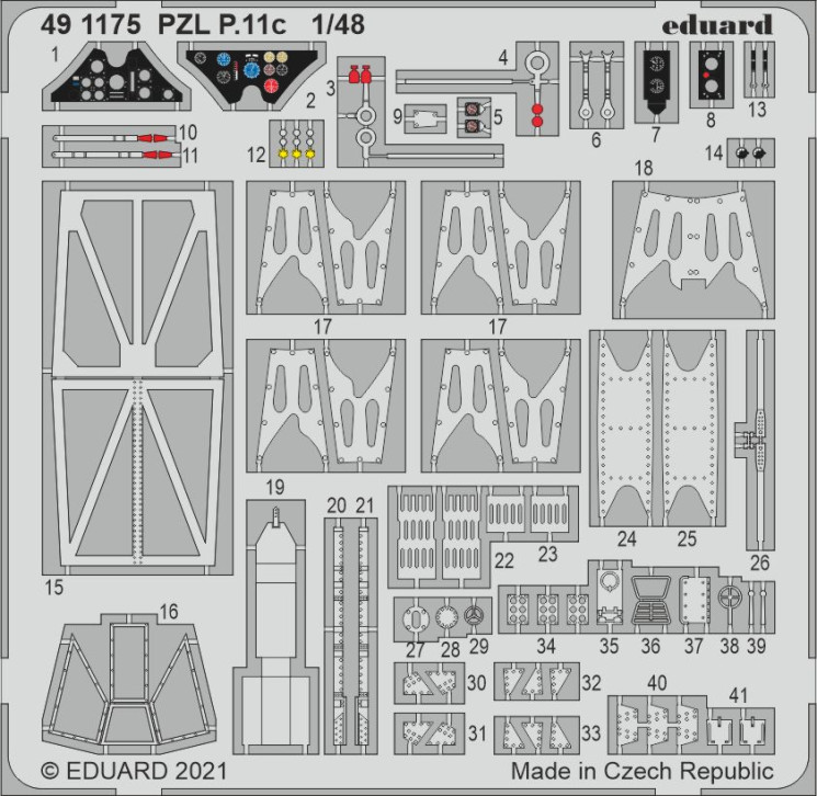 491175  PZL P.11c 1/48