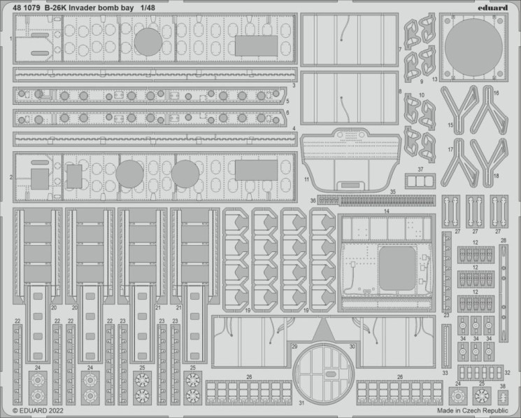 481079 B-26K Invader бомболюк 1/48