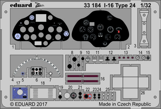 33184 И-16 Тип 24 1/32