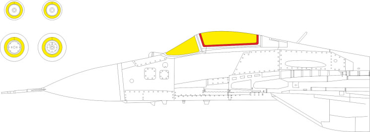 CX657 Маски MiГ-29 9-19 СMT 1/72